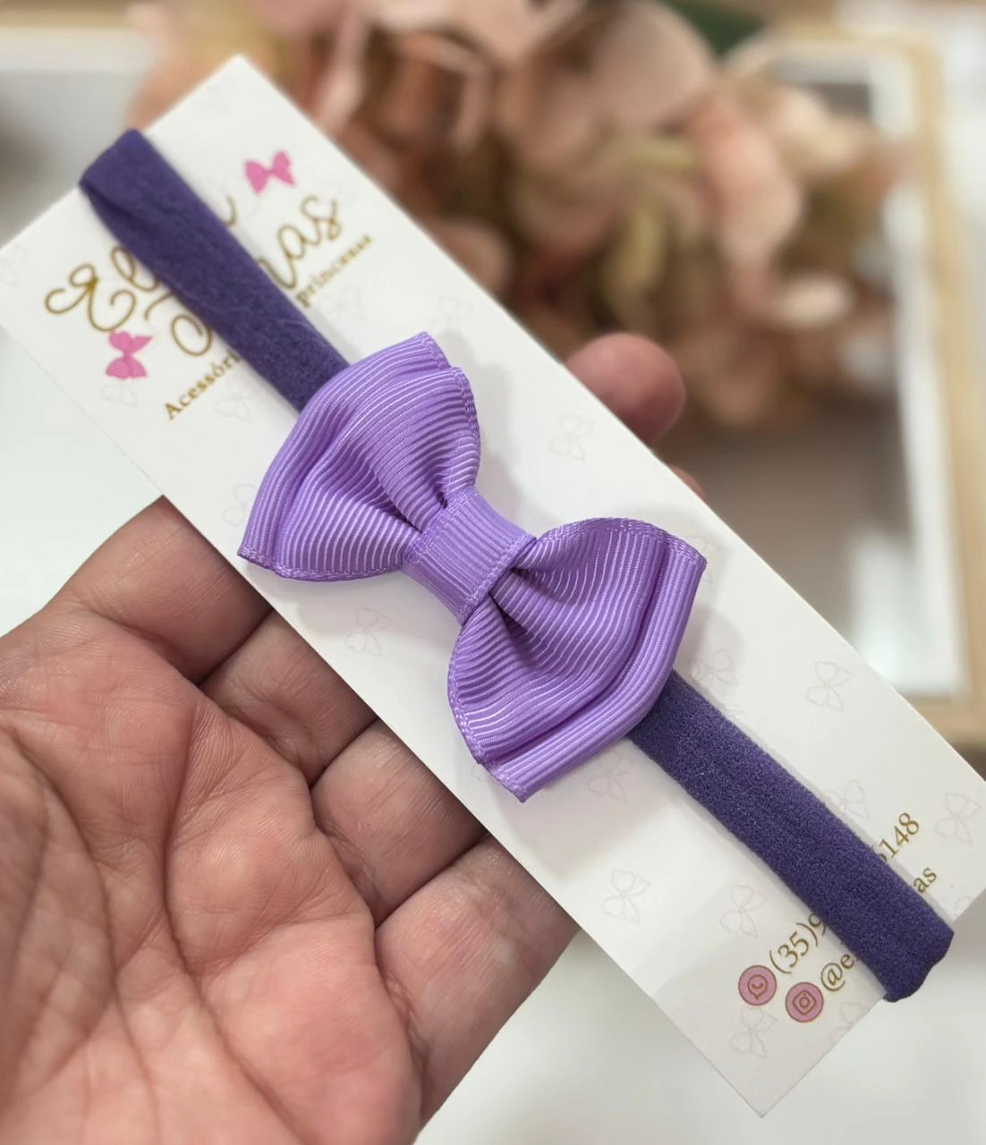 FAIXA GRAVATINHA BÁSICA - FAIXA GRAVATINHA  LILAS ESCURO