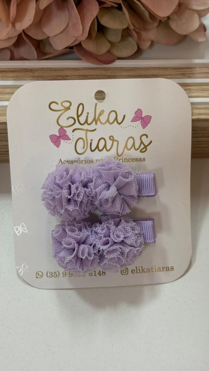 PAR POMPOM - PAR POMPOM LILÁS