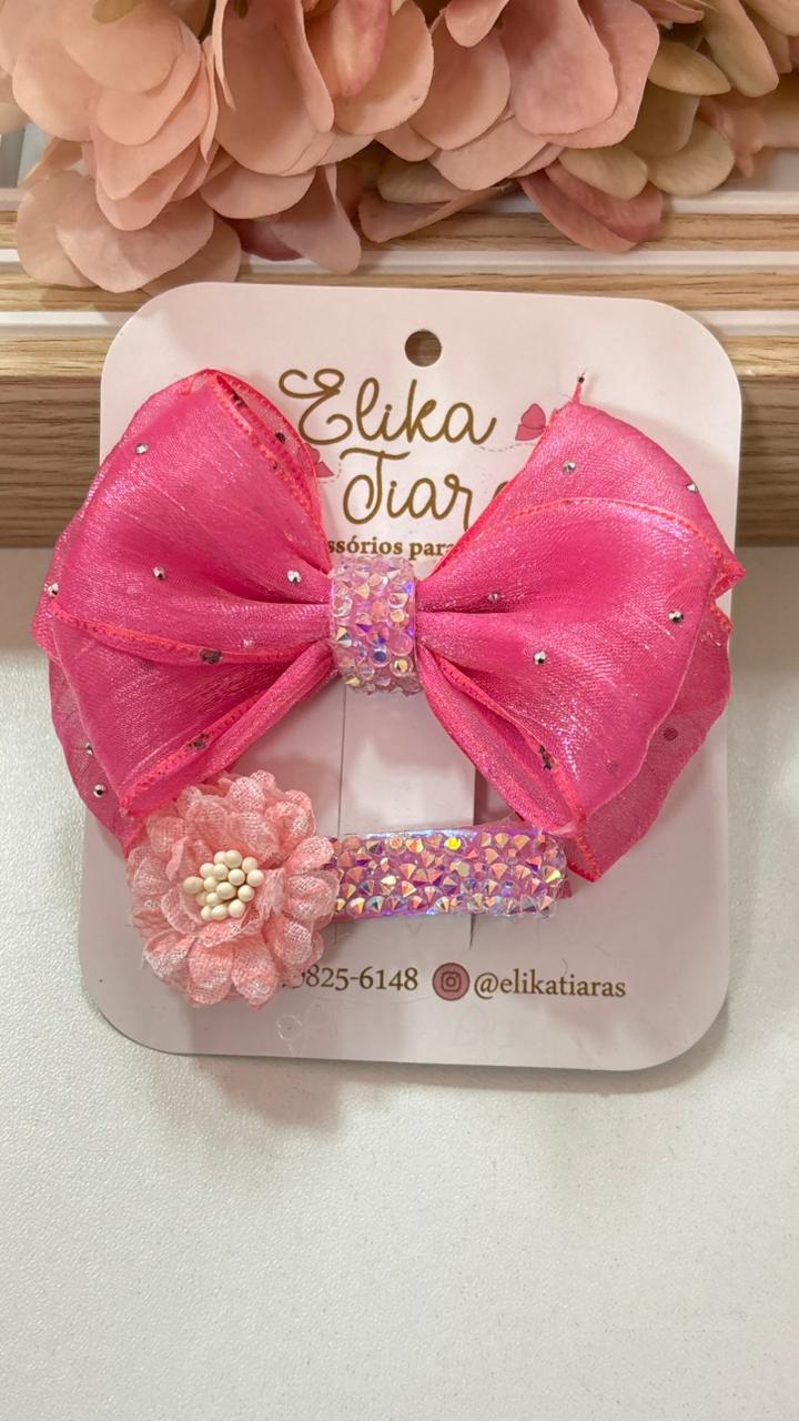 DUPLA ORGANZA FLOR CRAVO - DUPLA ORGANZA - FLOR CRAVO PINK