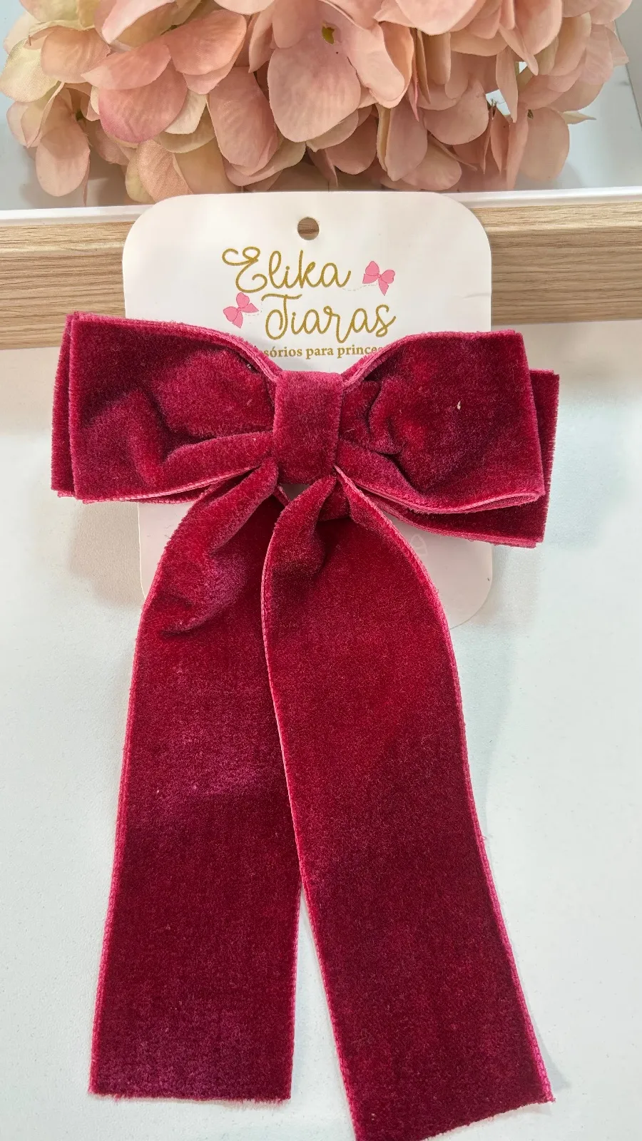 LAÇO G COM PERNA VELUDO - LAÇO G COM PERNA VELUDO VINHO