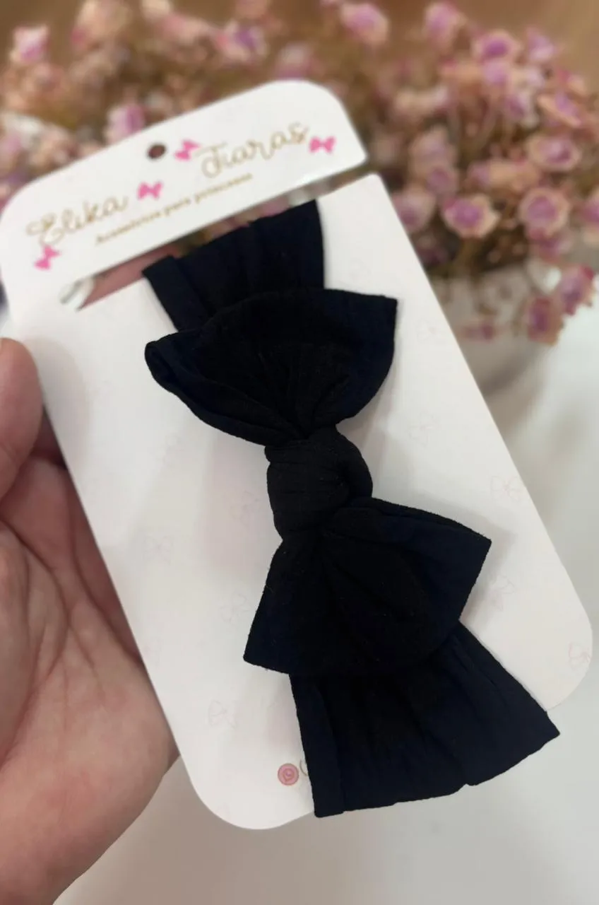 FAIXA TURBANTE - FAIXA TURBANTE  PRETA