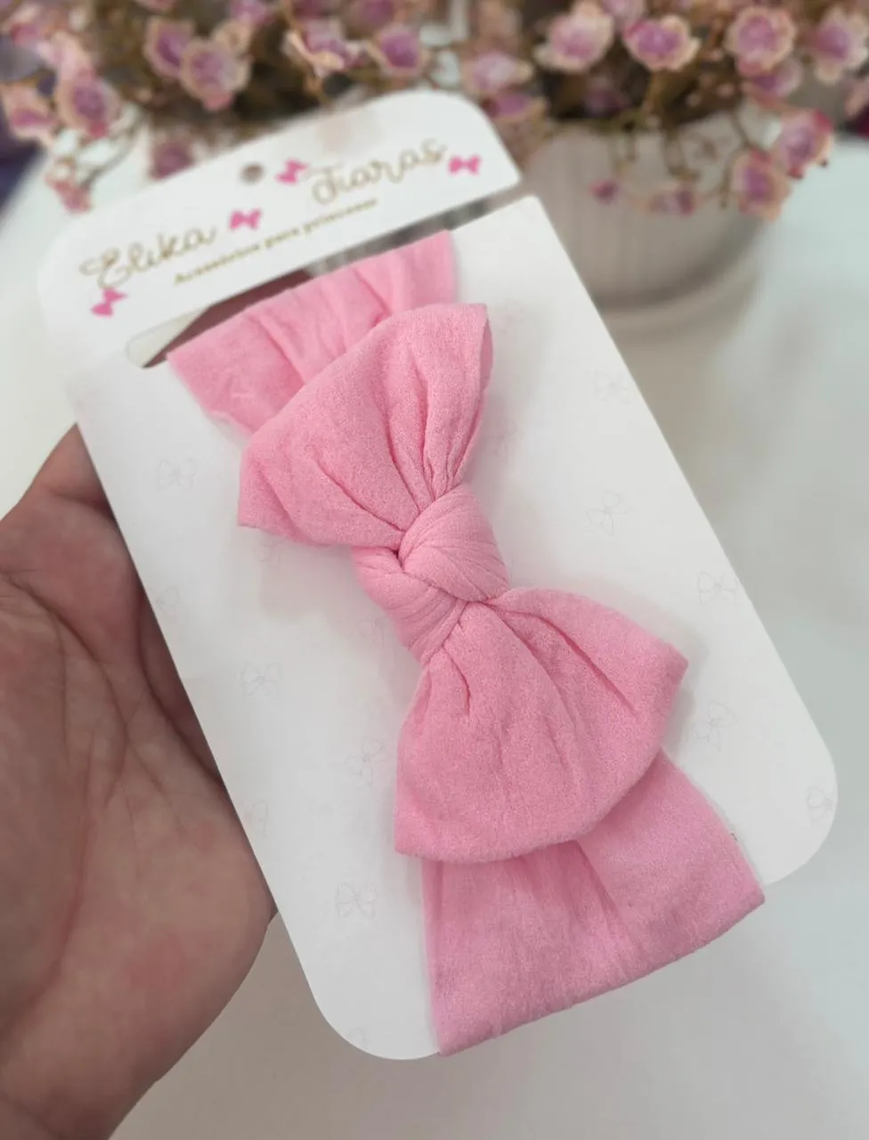 FAIXA TURBANTE - FAIXA TURBANTE ROSA